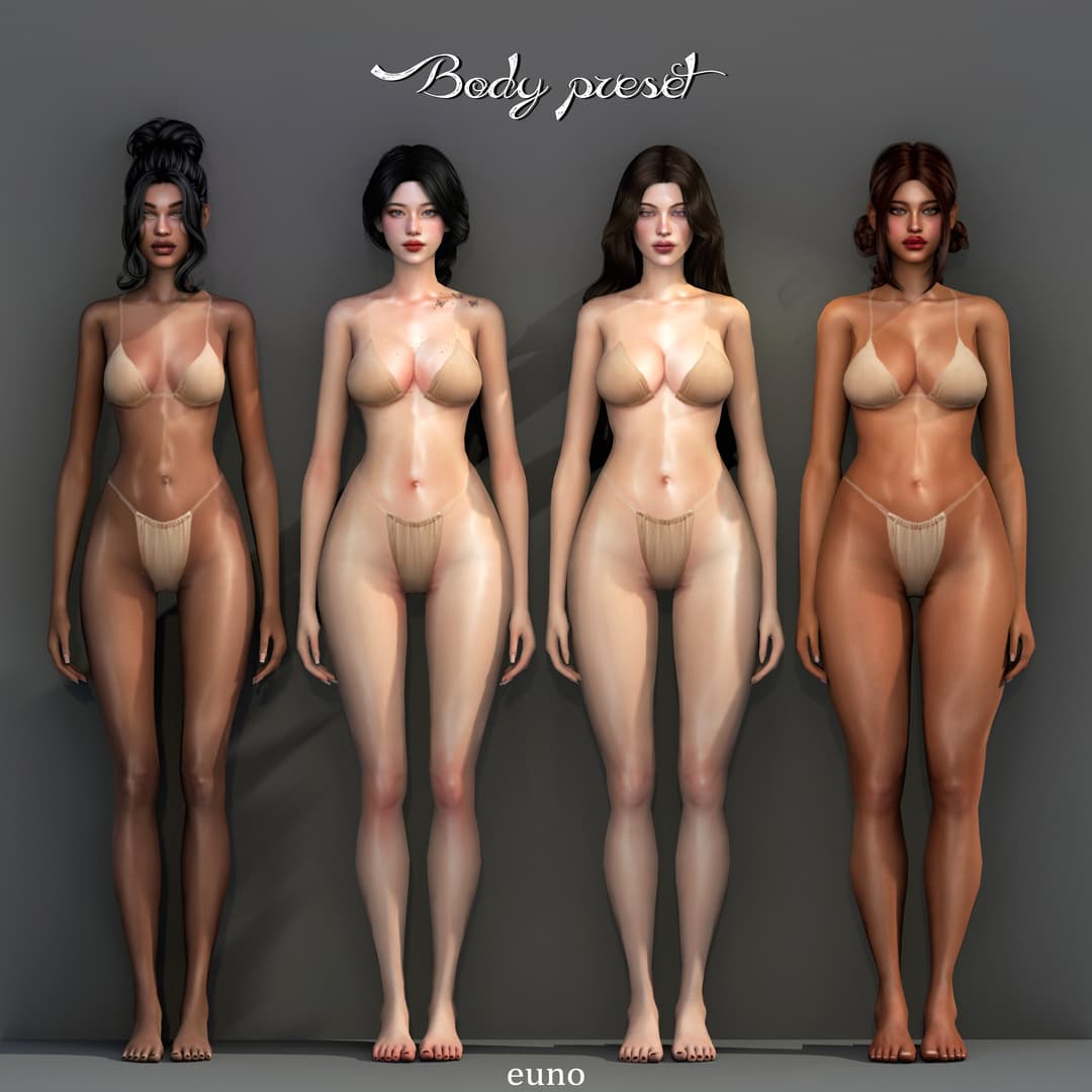 Скриншот мода Пресеты тела Body Preset 9-12